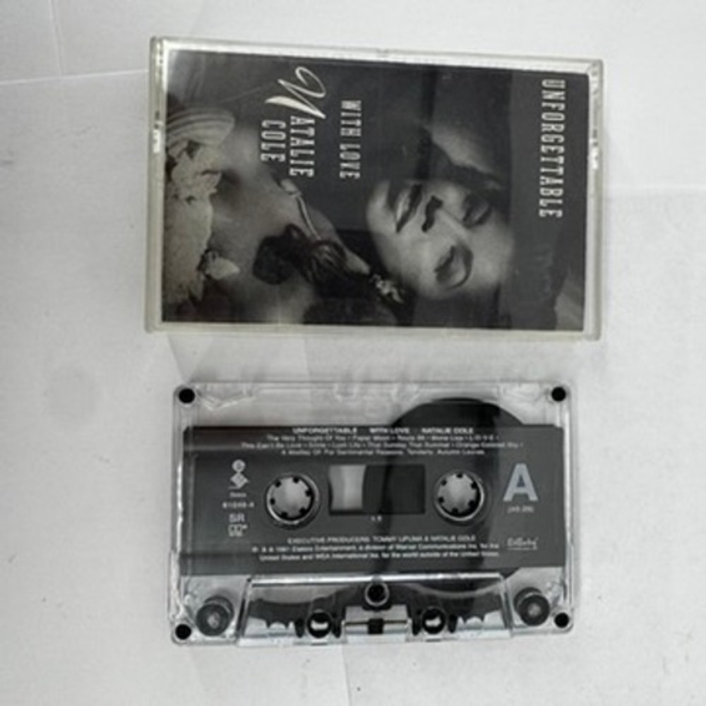 Vtg Natalie Cole Unforgettable With Love Cassette Tape 1991 Elektra Jazz Soul